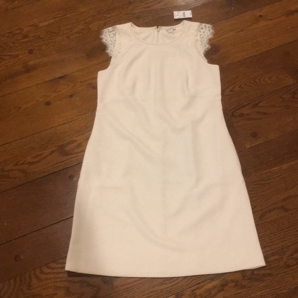 J Crew Lace Cap Sleeve Dress NWT
